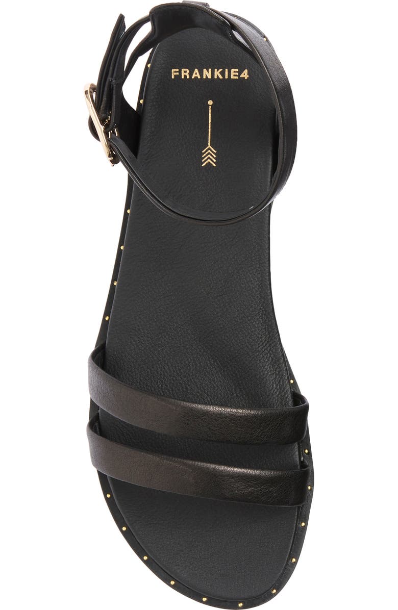 FRANKIE4 Patterson Ankle Strap Sandal, Alternate, color, Black