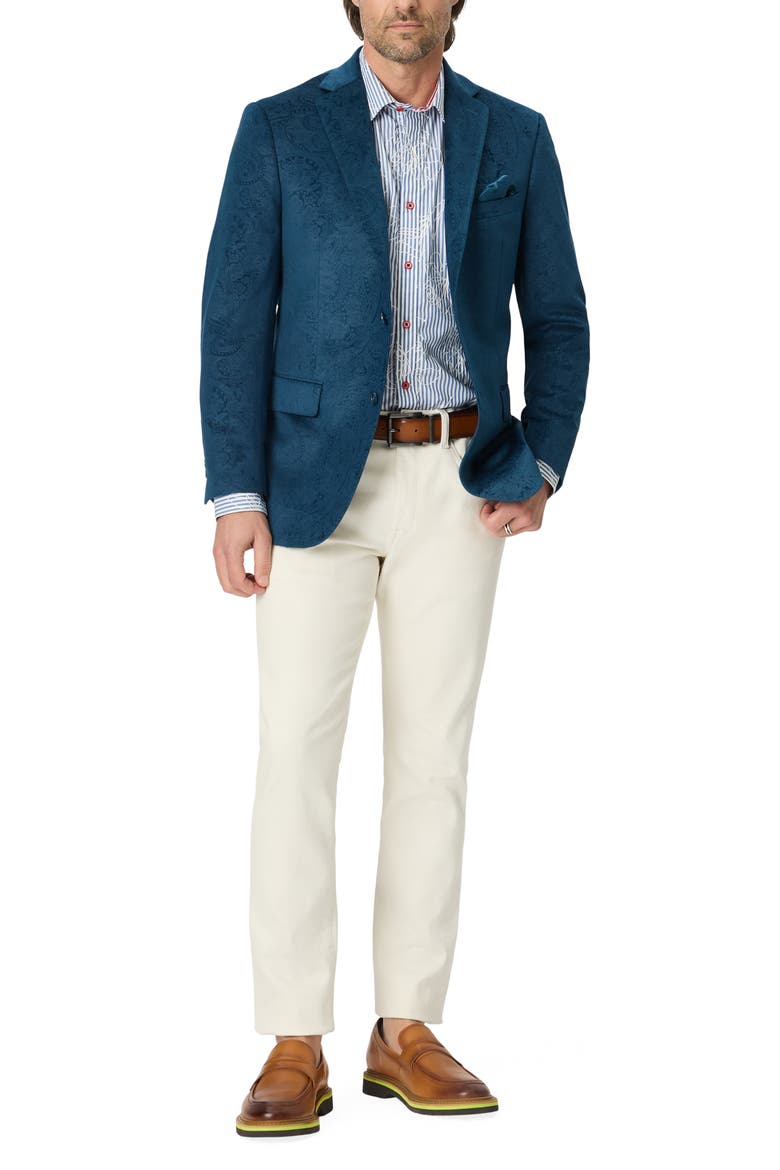 Harriston Woven Sport Coat, Alternate, color, TEAL
