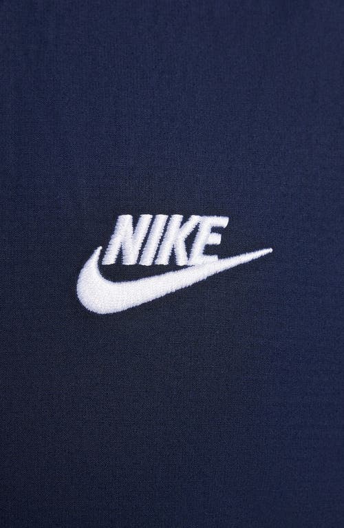 Nike Club Short Sleeve Button-up Oversize Shirt In Multi