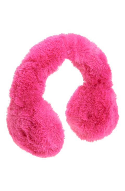 faux fur ear muffs
