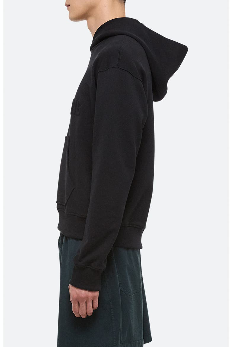 Embossed Studio Logo Hoodie, Alternate, color, BLACK