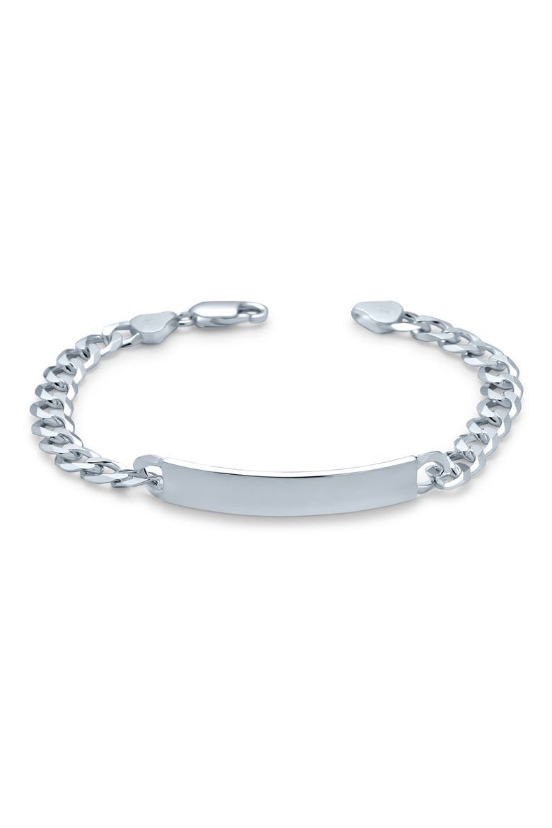 Sterling Silver Bar Bracelet , Alternate, color, SILVER