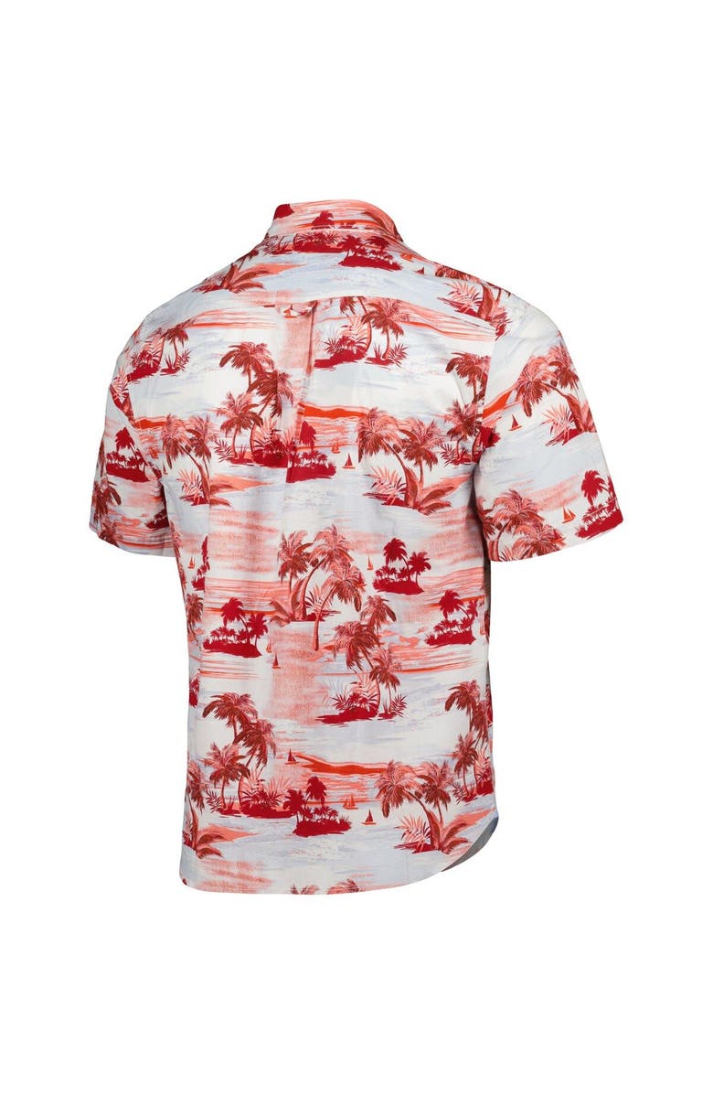 Tommy Bahama Men's Tommy Bahama Crimson Indiana Hoosiers Tropical Horizons Button-Up Shirt, Alternate, color,