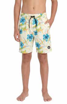 Kids' Sprayz Floral Swim Trunks