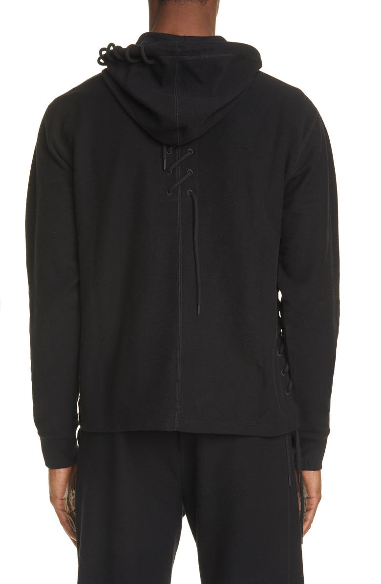 Craig Green Laced Zip Front Hoodie, Alternate, color, 