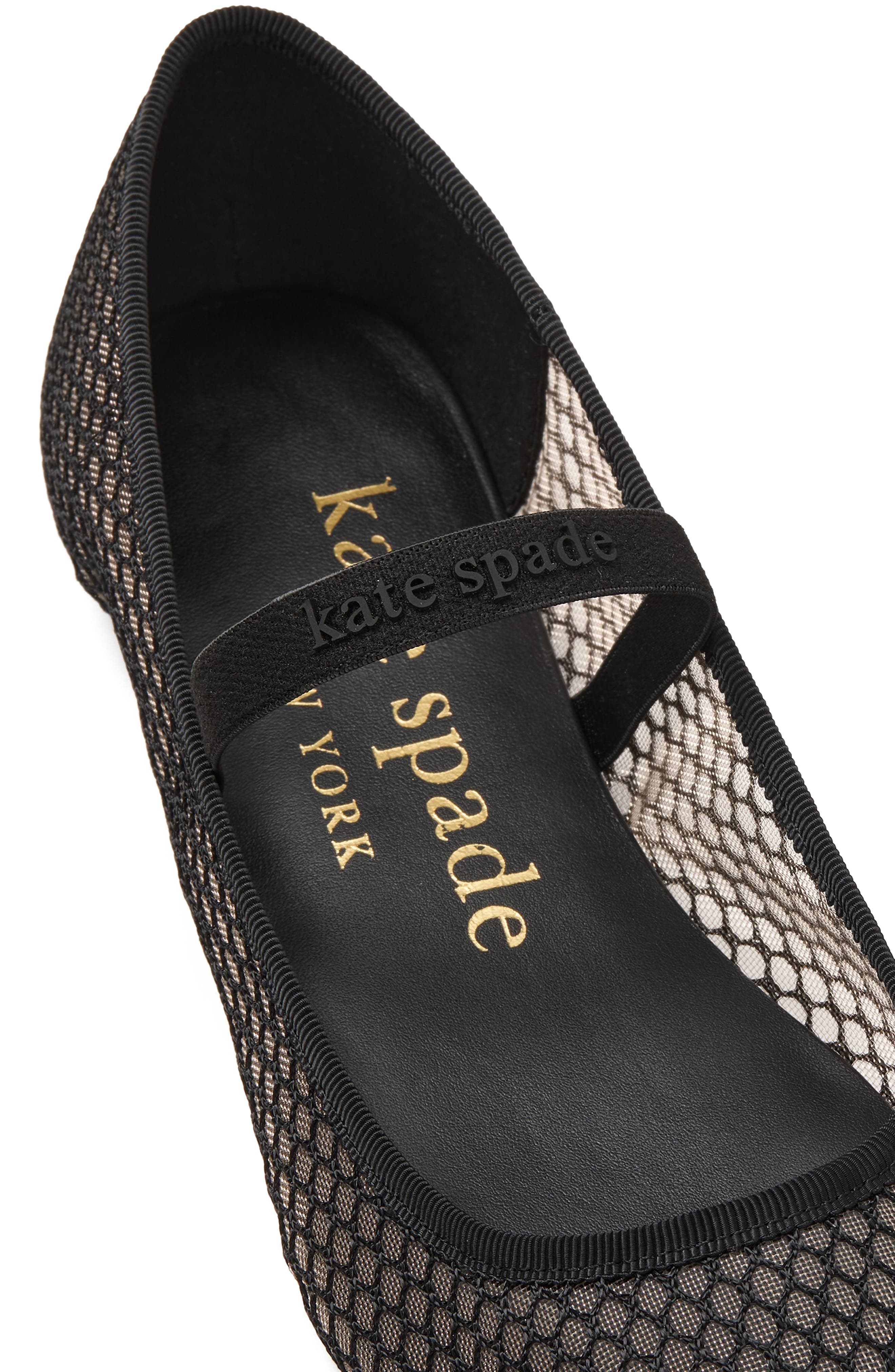 Kate Spade New York riley mesh mary jane ballet flat, Alternate, color, 