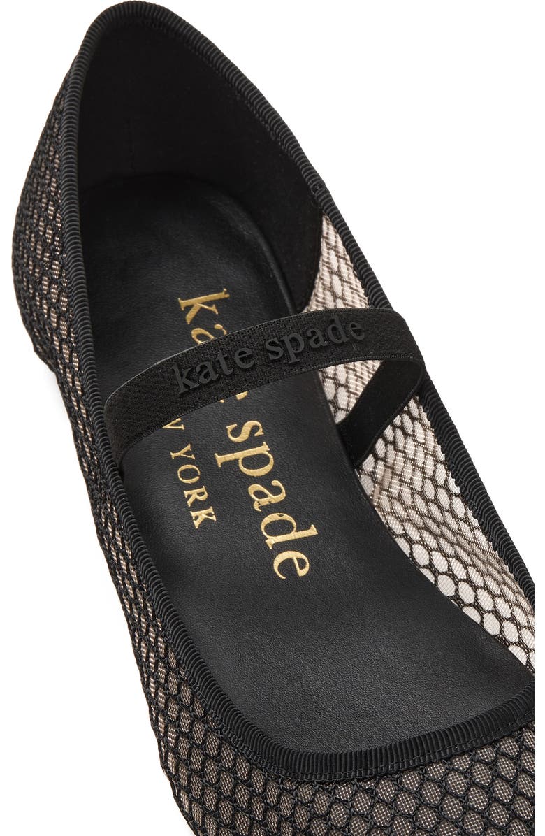 Kate Spade New York riley mesh mary jane ballet flat, Alternate, color,