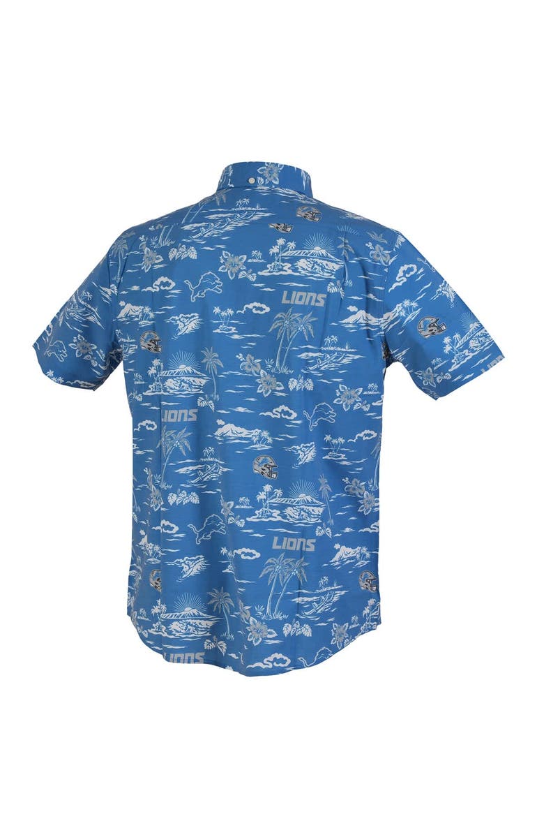 Reyn Spooner Men's Reyn Spooner Blue Detroit Lions Kekai Performance Button-Down Shirt, Alternate, color, Blue