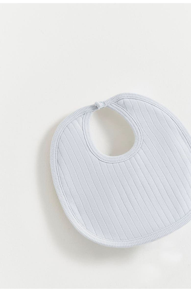 Babycottons Premium Cotton Point Small Bib For Infant, Alternate, color, Grey