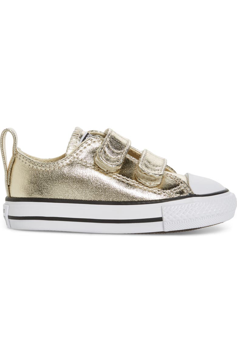 Converse Chuck Taylor<sup>®</sup> All Star<sup>®</sup> 2V Metallic Low-Top Sneaker, Alternate, color,