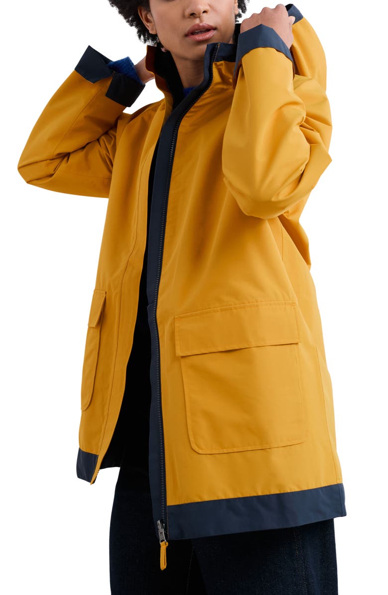 Seasalt Cornwall The Reversible Raincoat II, Main, color, Sunglow