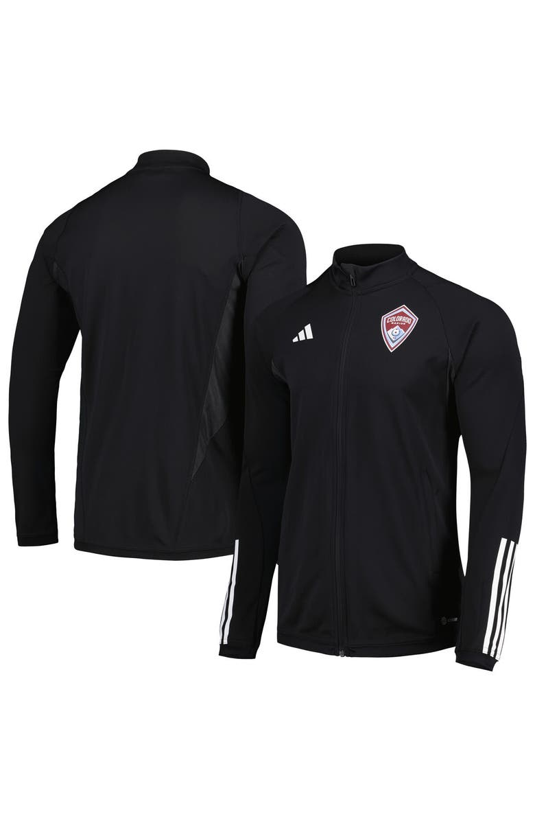 adidas Men's adidas Black Colorado Rapids 2023 On-Field AEROREADY Full-Zip Training Top, Main, color,