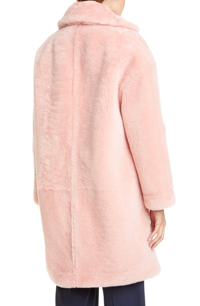 Mansur Gavriel Genuine Shearling Coat, Alternate, color, 