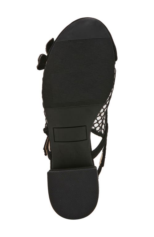 Betsey Johnson Little And Big Girls Sofya Mesh Flats With Flowers In Black