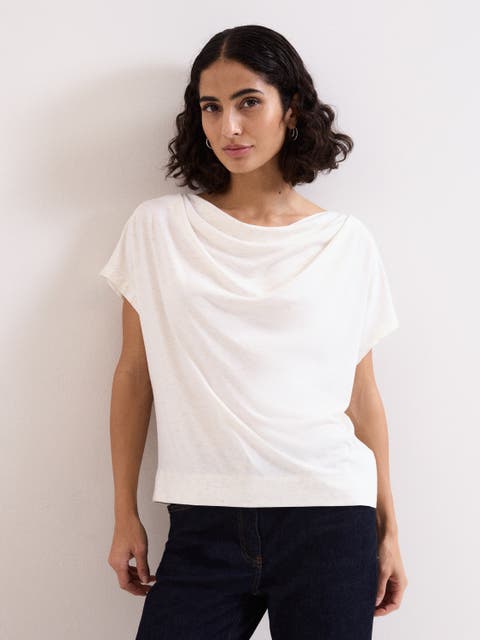 Priya Cowl Neck Top