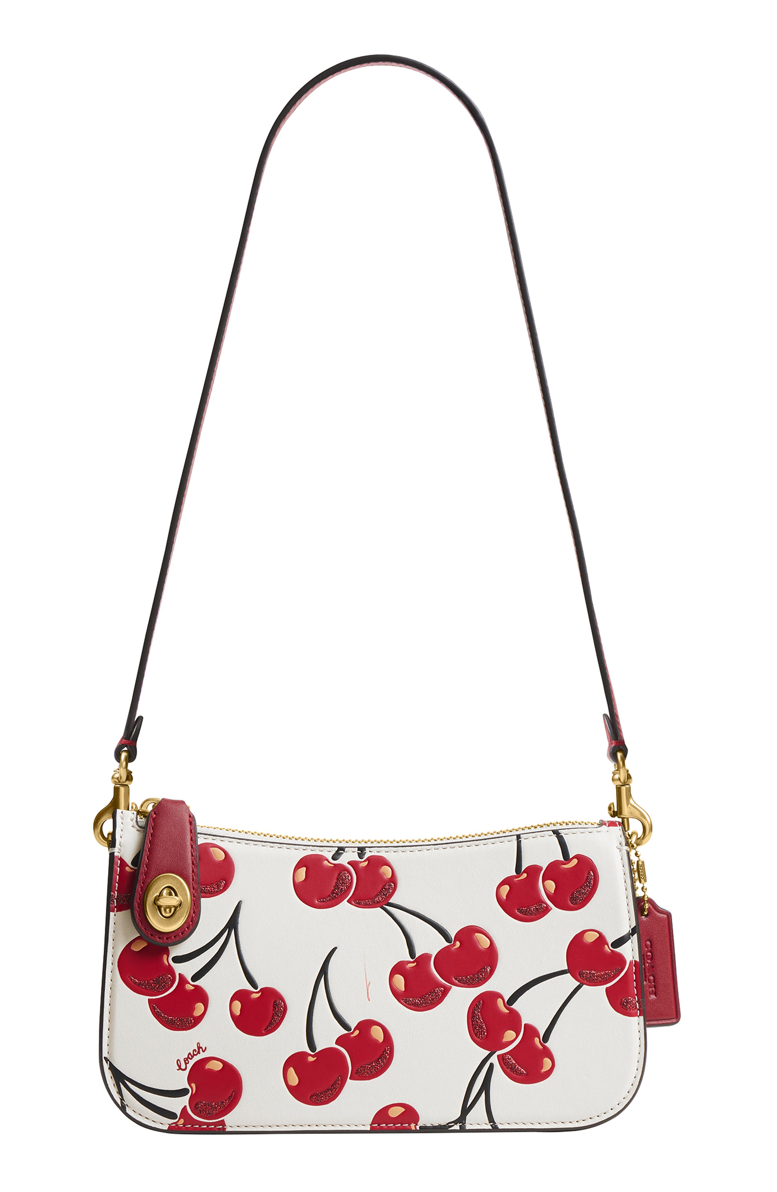 COACH Penn Cherry Print Shoulder Bag | Nordstrom