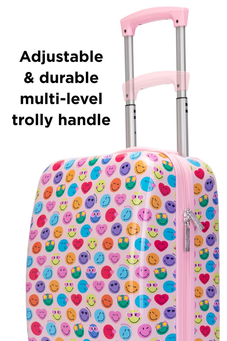 Adventure 18" Airline Approved Carry-on Suitcase, Alternate, color, Cool to be Happy