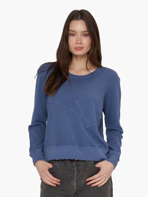 Seamed Pocket Sweatshirt