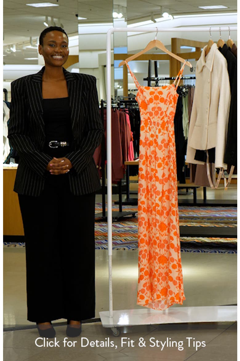 Petal Spell Primavera Lace-Up Back Maxi Cover-Up Sundress video