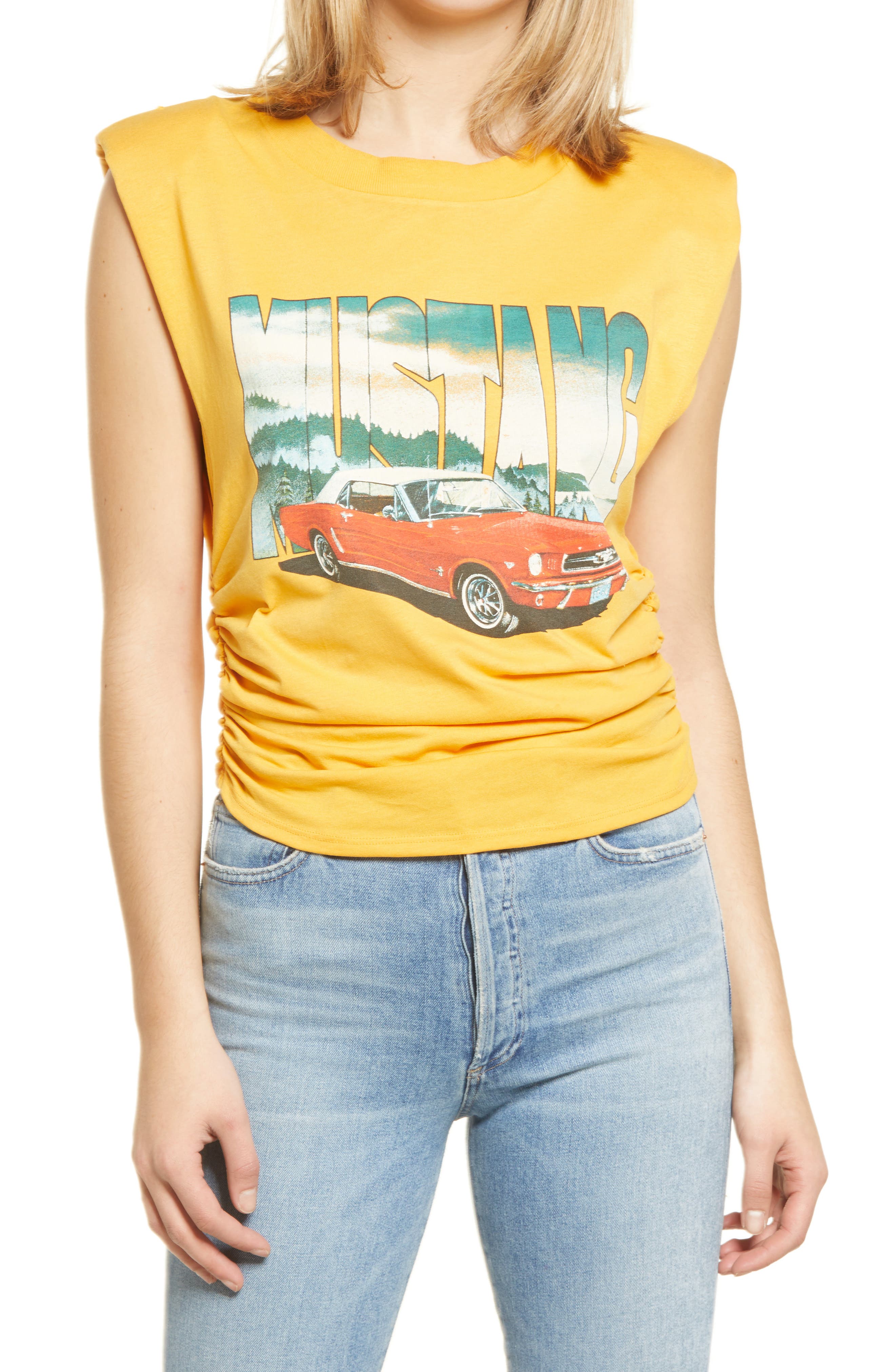 AFRM Bello Vintage Mustang Graphic Tank Top (Women) | Nordstromrack