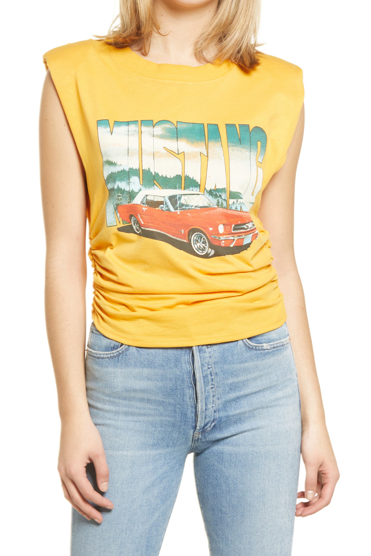 Retro Rooftop AFRM Bello Vintage Mustang Graphic Tank Top (Women) | Nordstromrack