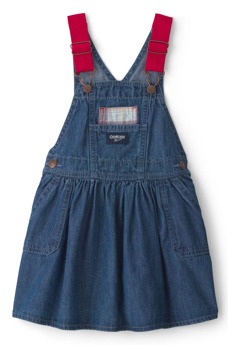 Kids' Denim Skirtall, Main, color, DENIM SKIRTALL