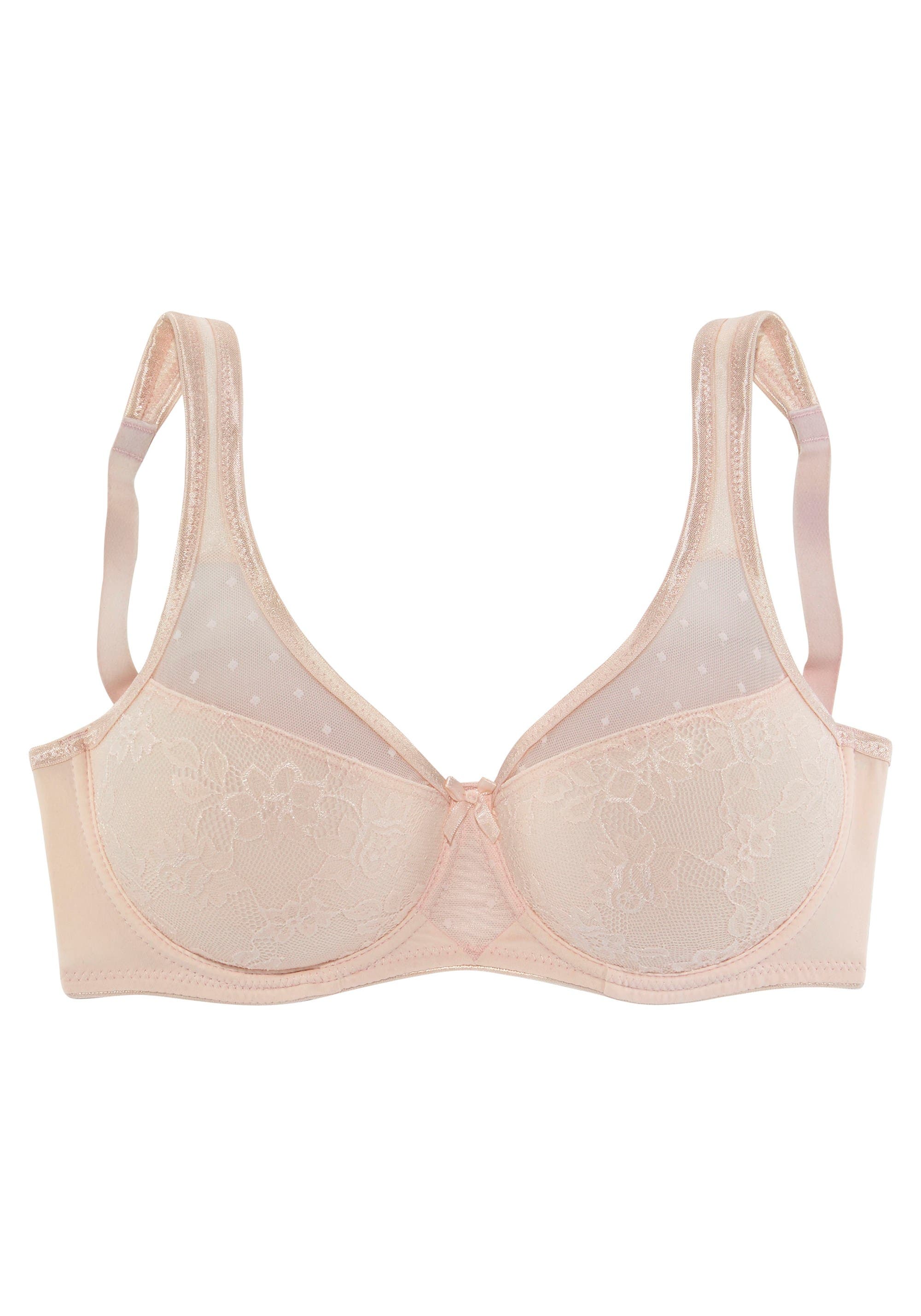 Lace Overlay T-Shirt Bra thumbnail 4