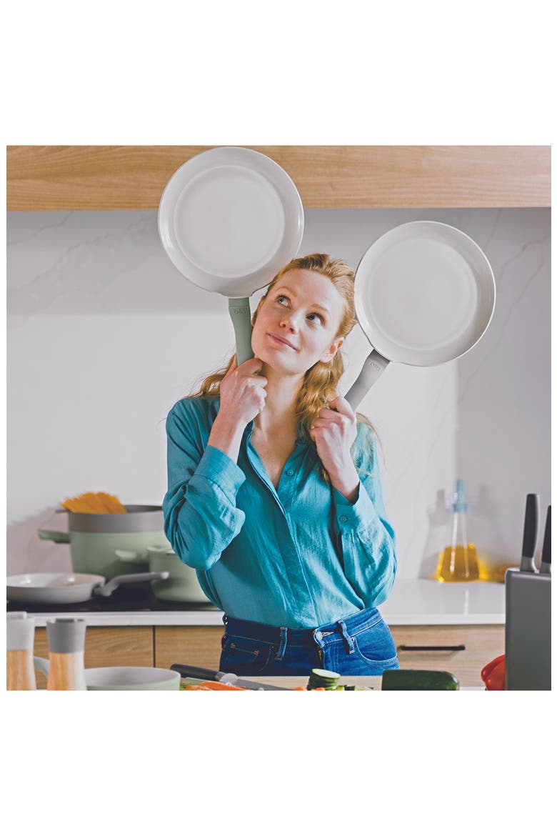 Leo Balance Omelet Pan, Alternate, color, SAGE