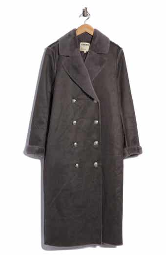Citron Faux Fur Maxi Coat