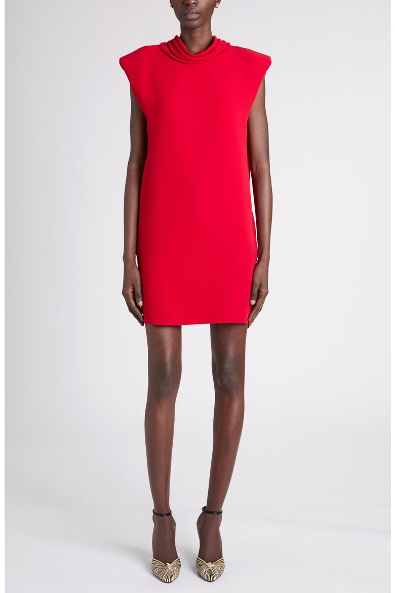 Cutout Cady Silk Shift Dress, Main, color, PINK