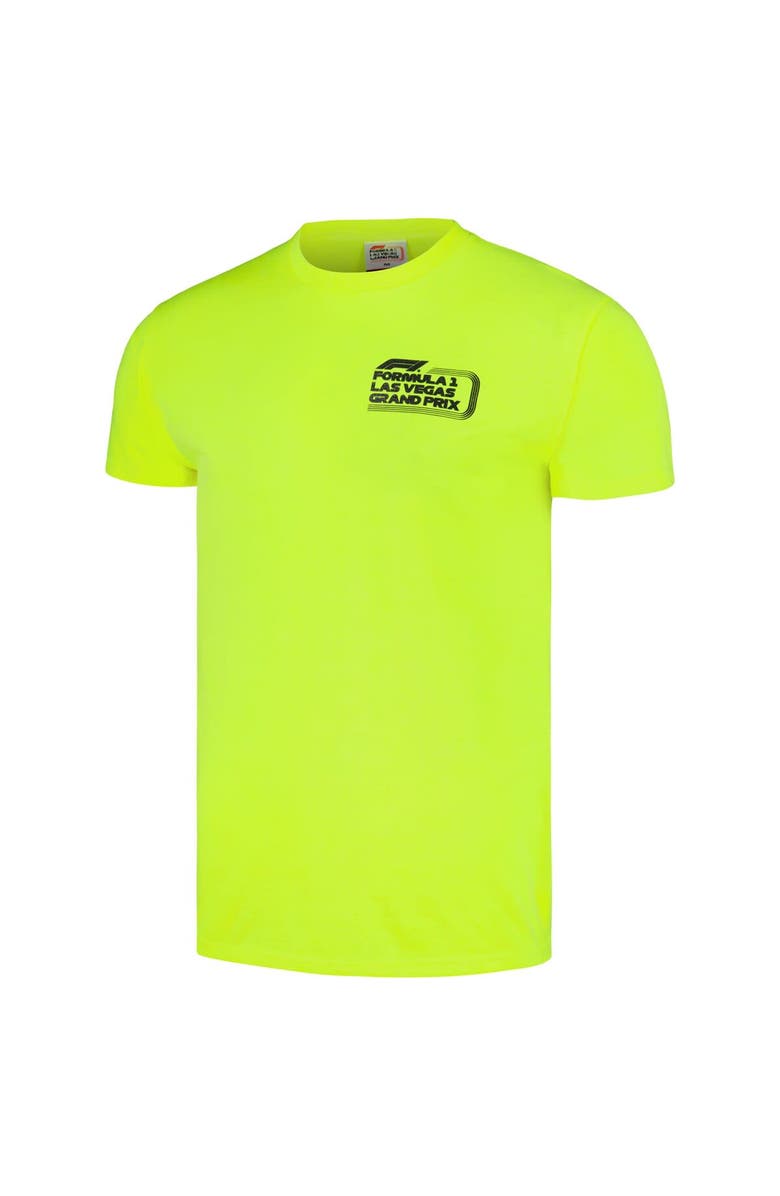 Insomniac Unisex  Neon Green Formula 1 2023 Las Vegas Grand Prix Mono Core T-Shirt, Alternate, color, 