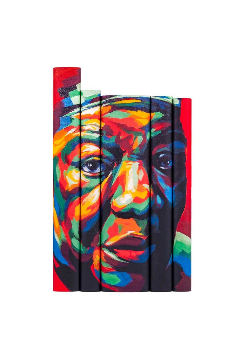 Maya Angelou Portrait Book Set, Main, color, Red