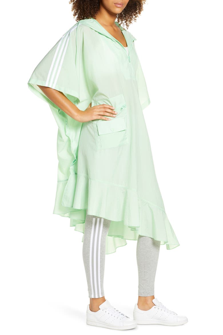Hooded Poncho, Alternate, color, MINT GREEN