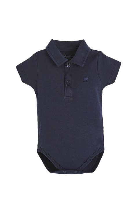 College Polo Bodysuit for Infant