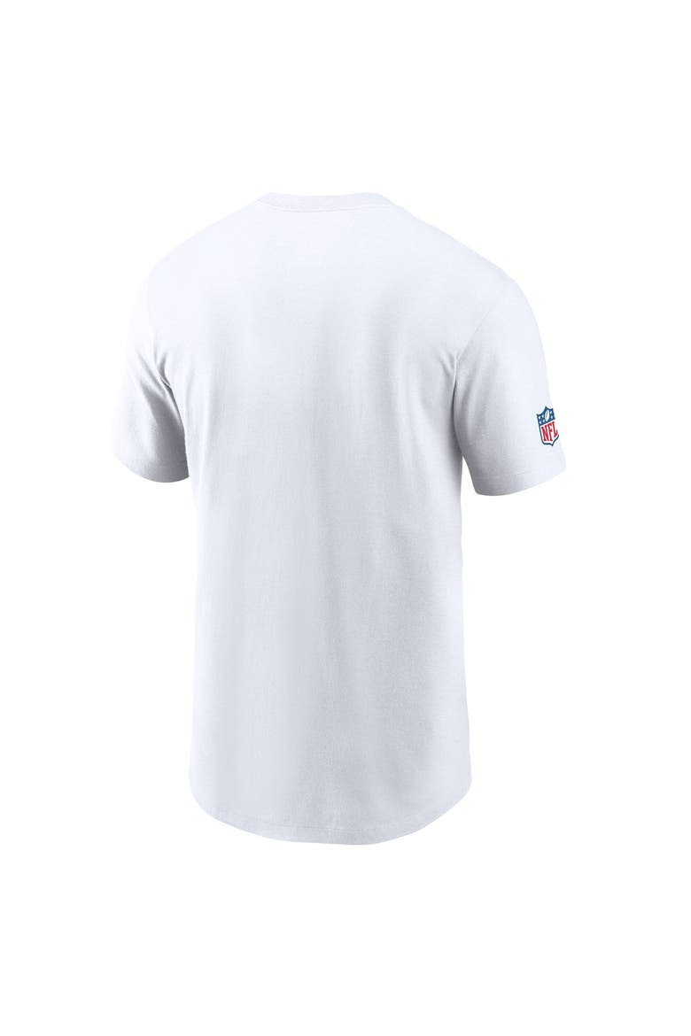 Men's Nike White Los Angeles Rams Fearsome White Sideline Final Sprint Dri-FIT T-Shirt, Alternate, color, White