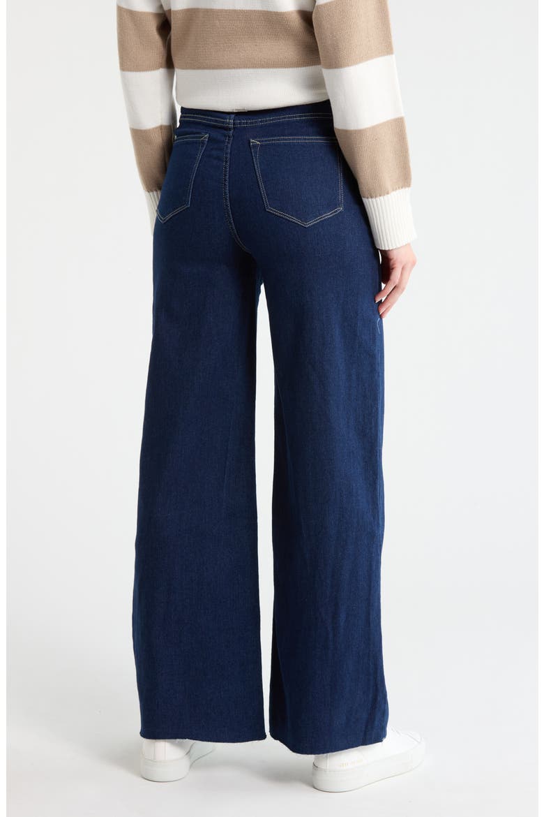 Retro Palazzo Jeans, Alternate, color, RINSE