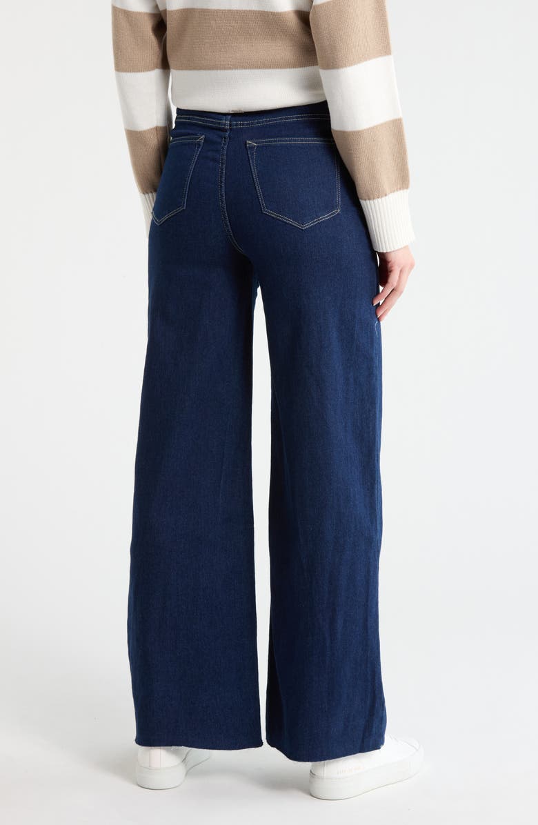 Vigoss Retro Palazzo Jeans, Alternate, color, Rinse