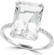 EFFY Diamond & White Topaz Ring