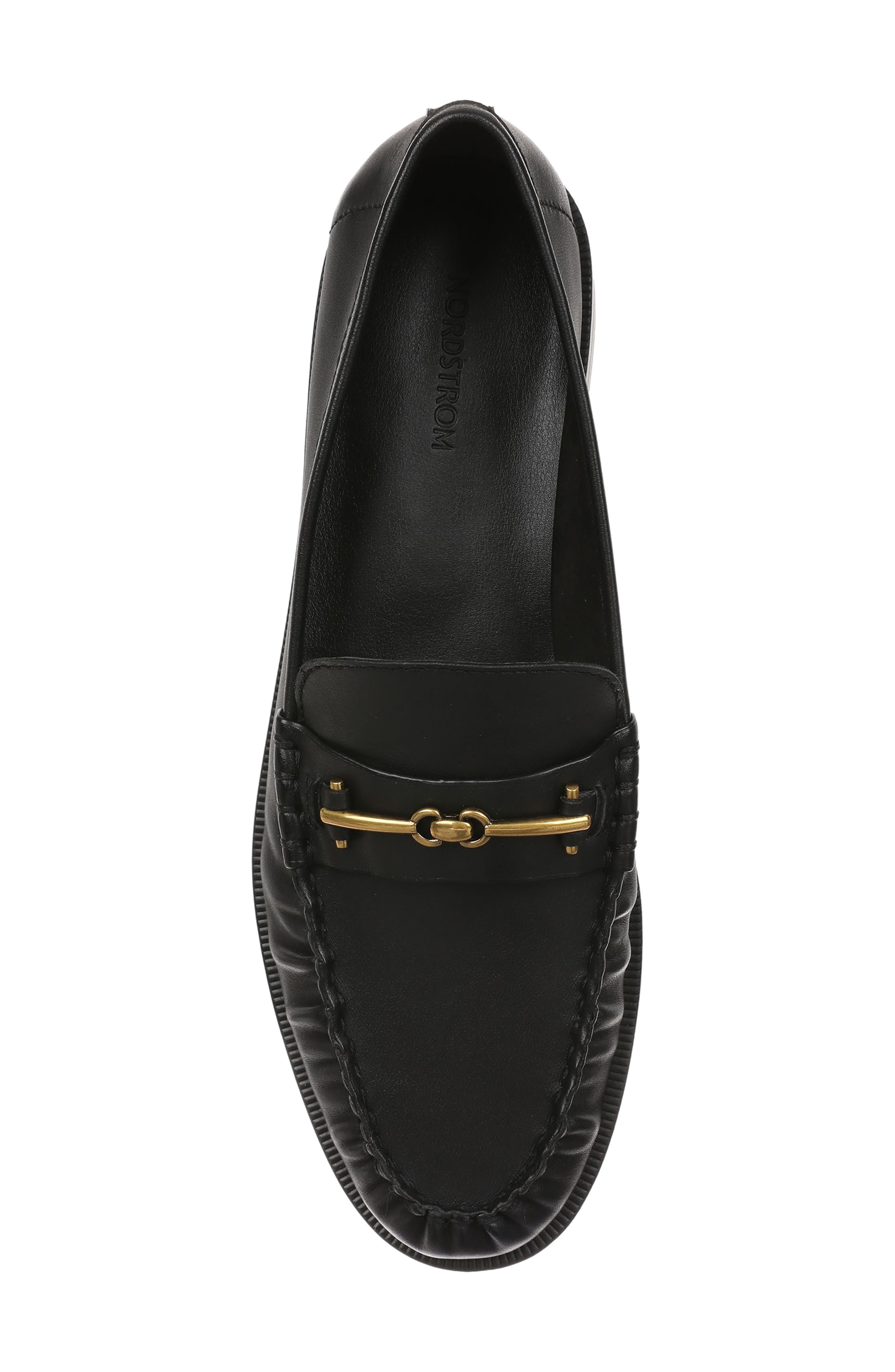 Sylvie Loafer, Alternate, color, BLACK