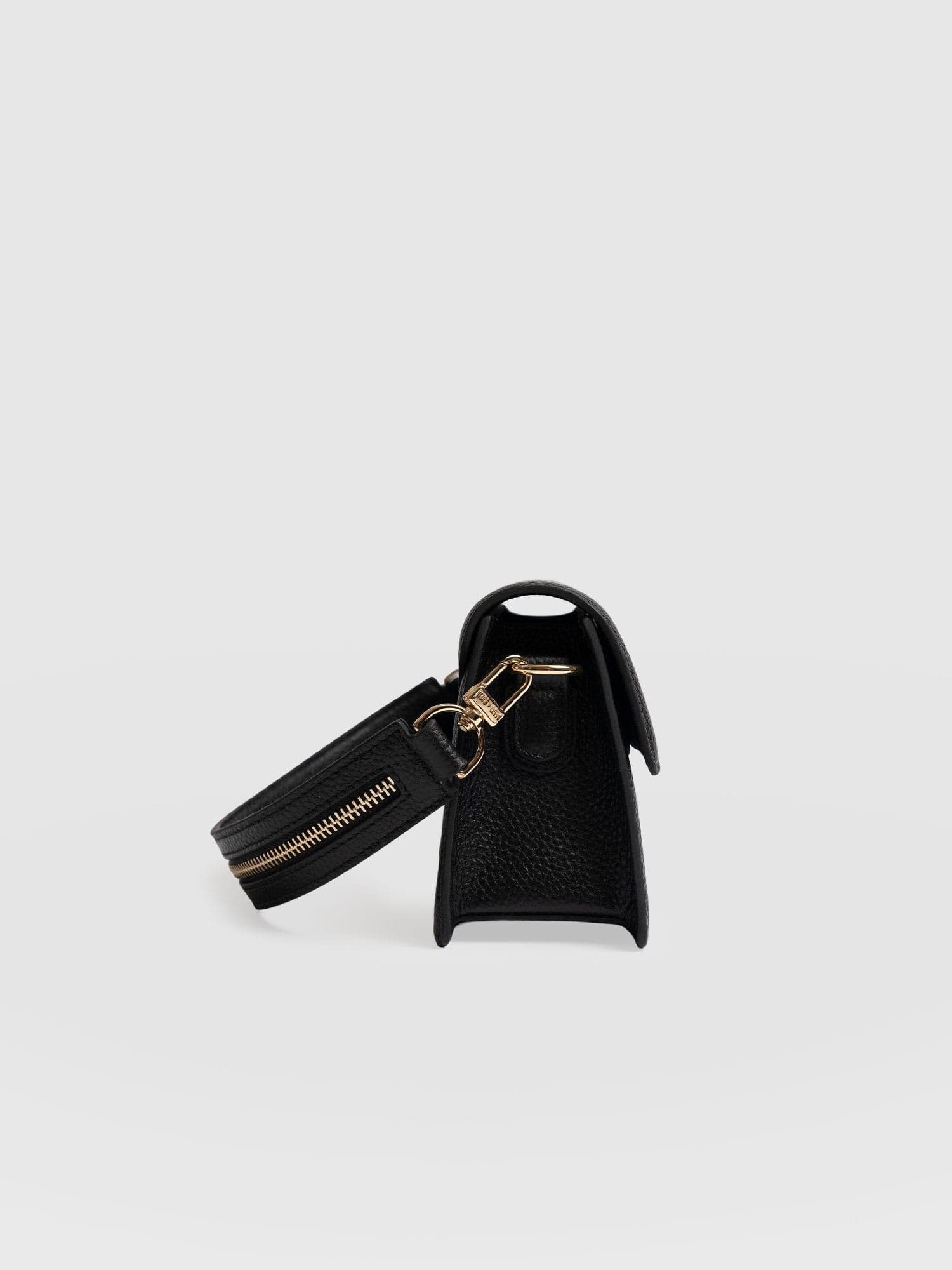 Lennox Half Flap Bag, Alternate, color, Black