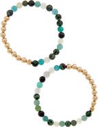 The Healer’s Collection N6 Happiness/Ease Set of 2 Healer's Bracelets