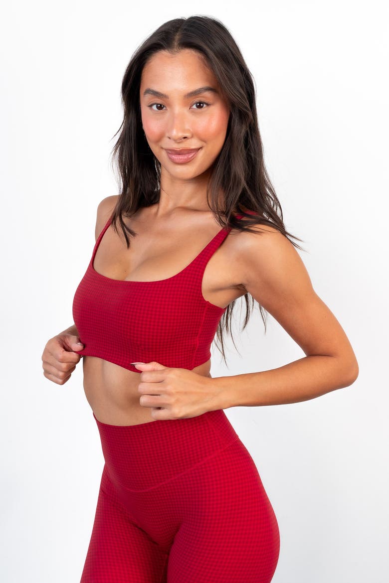 Cloud II Classic Bra, Alternate, color, Holly Gingham