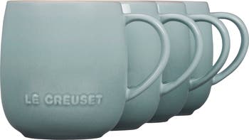 Set of Four 14-Ounce Stoneware Mugs
