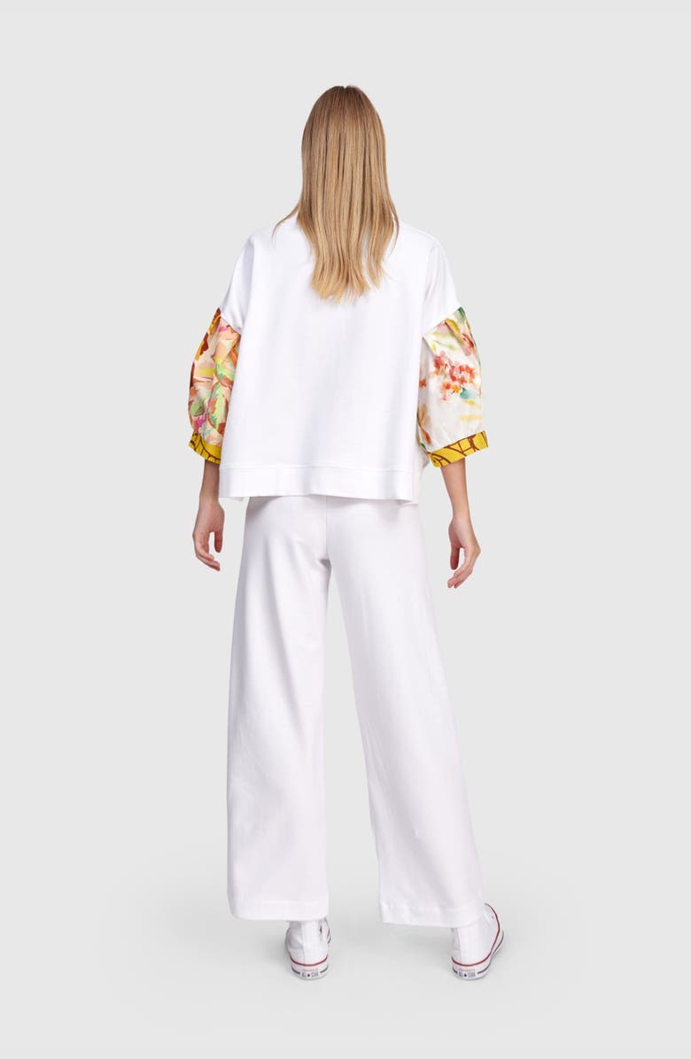 Alembika Starfruit Puff Top, Alternate, color, White