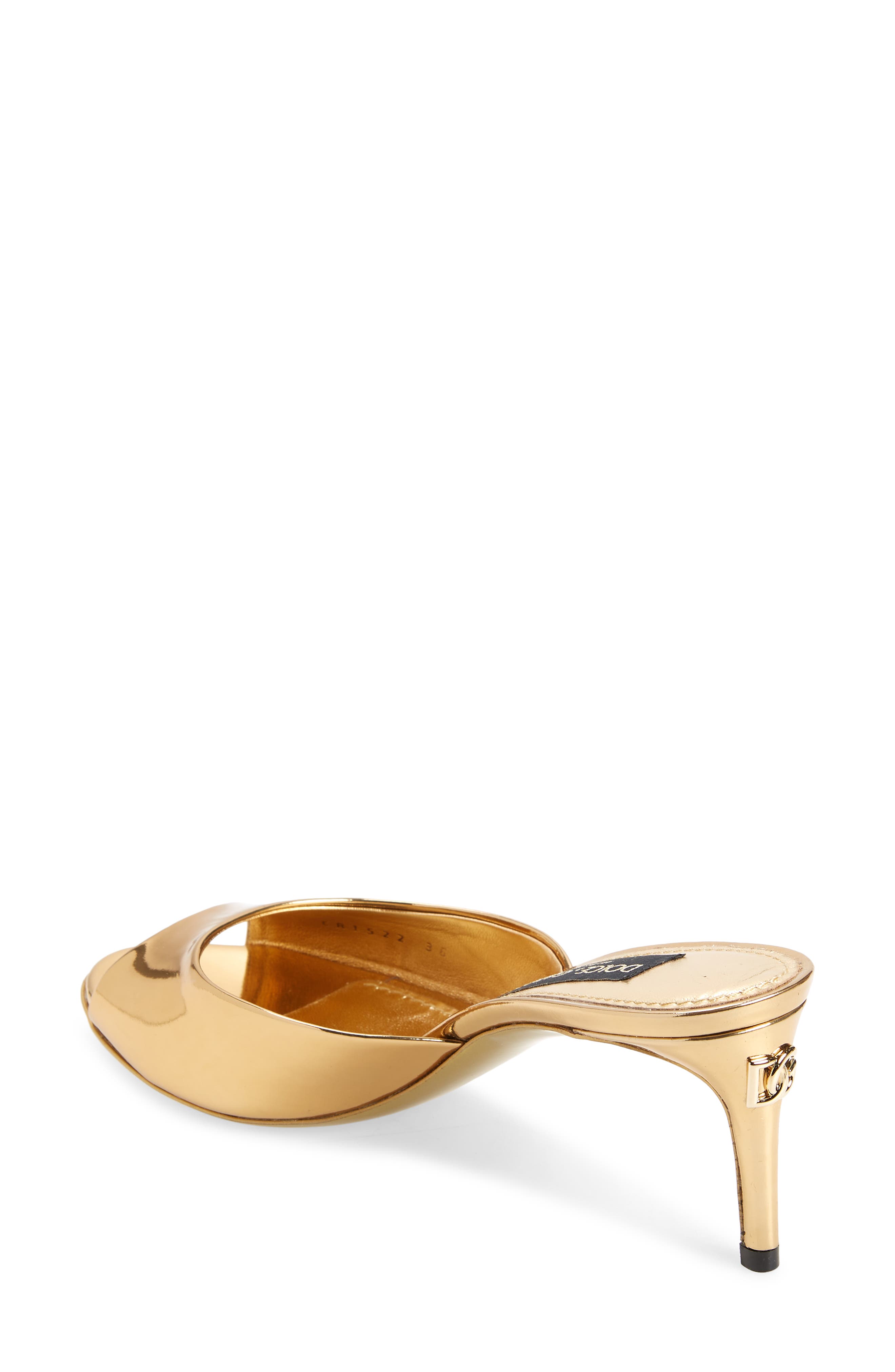 Dolce&Gabbana Kiera Kitten Heel Mule Sandal, Alternate, color, 