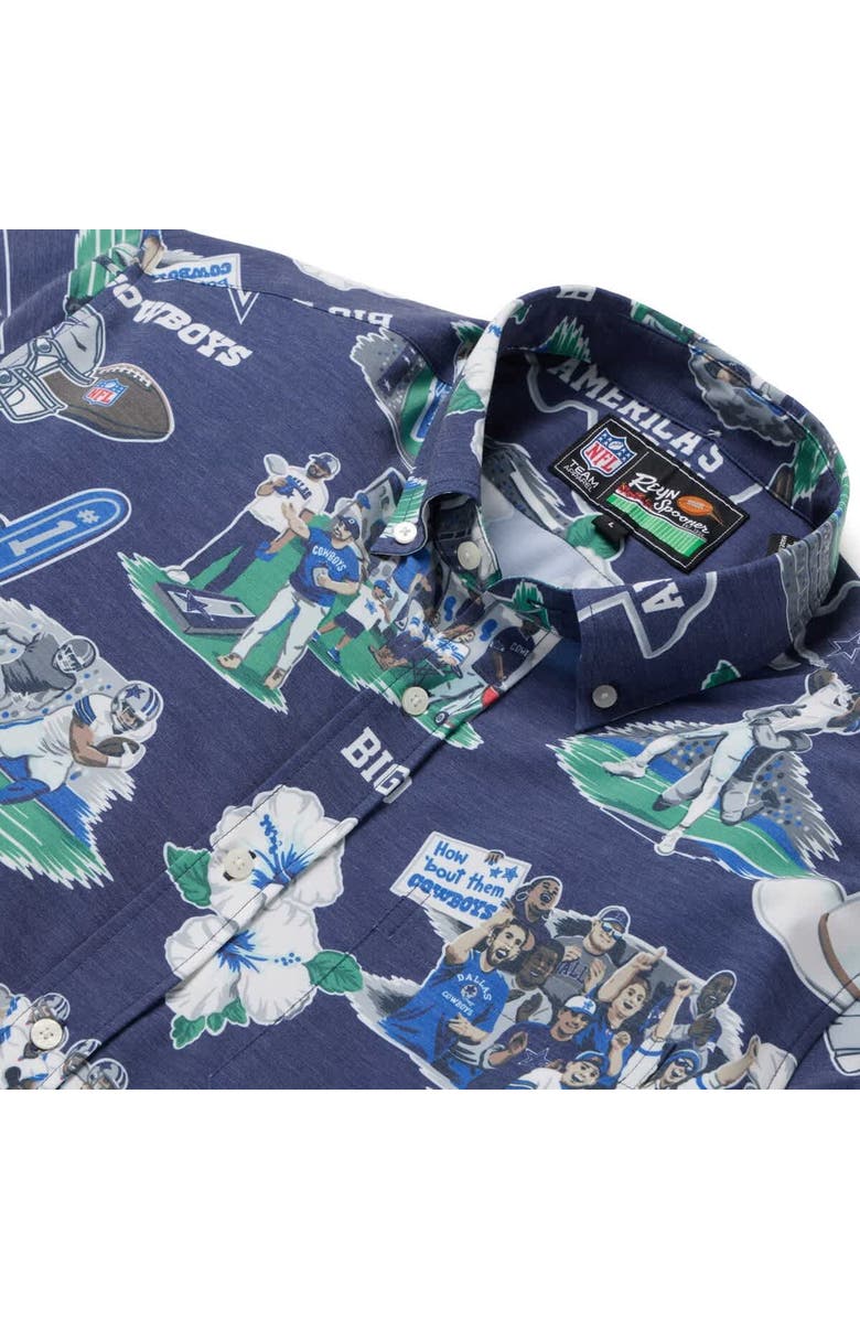 Reyn Spooner Men's Reyn Spooner Navy Dallas Cowboys Scenic Button-Down Shirt, Alternate, color, Navy