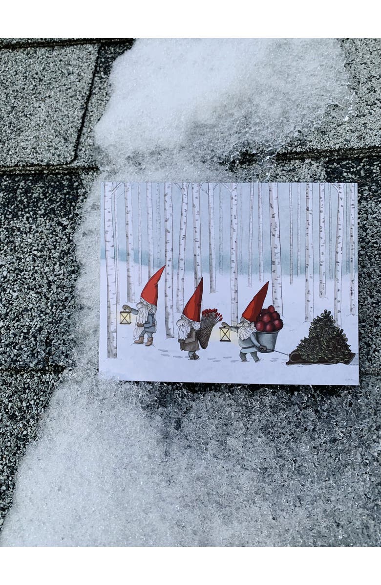 Ramus & Co Holiday Winter Greeting Cards "Nordic Gnomes", Alternate, color, Multi-Pack