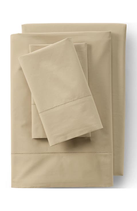 300 Thread Count Cotton Percale Bed Sheet Set