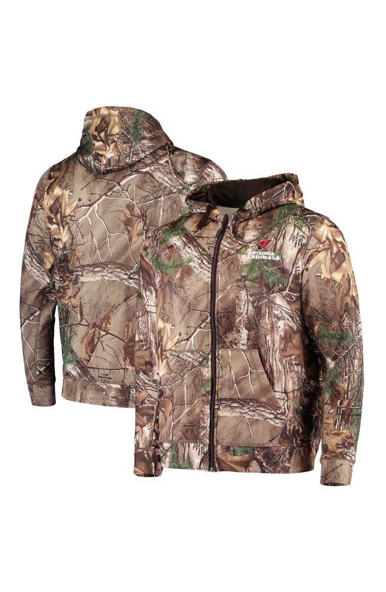 DUNBROOKE Men's Dunbrooke Realtree Camo Arizona Cardinals Trophy Tech Fleece Full-Zip Hoodie, Main, color, Realtree Camo