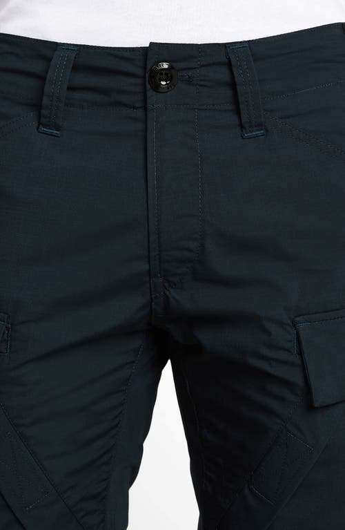 G-star 3d Regular Fit Cotton Blend Cargo Shorts In Blue